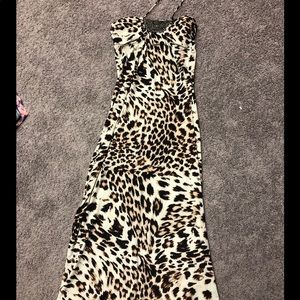 Leopard maxi dress